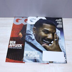 GQ Magazine US Edition - March 2025 & May 2025 - Ben Affleck & Michael B. Jordan
